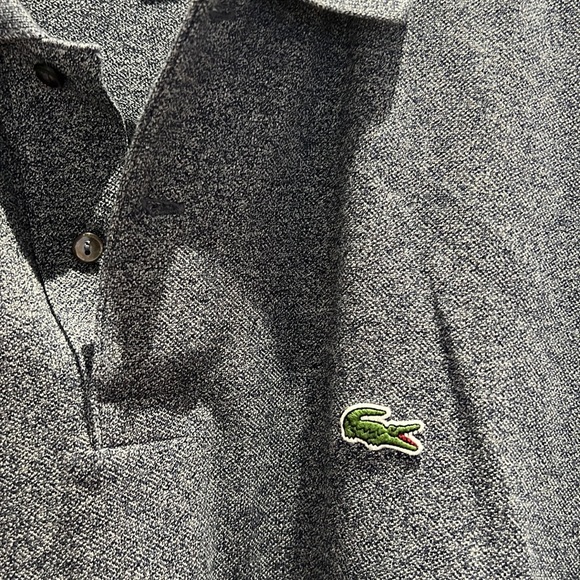 Lacoste classic fit polo US 4XL FR9, heathered navy & white - Picture 4 of 13